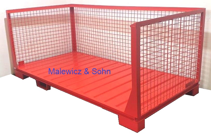 Gitterbehälter starr mit offener Langseite